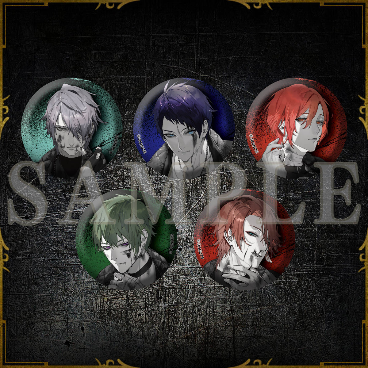 57mm缶バッジ 4.5周年ver. – ブラックスター -Theater Starless