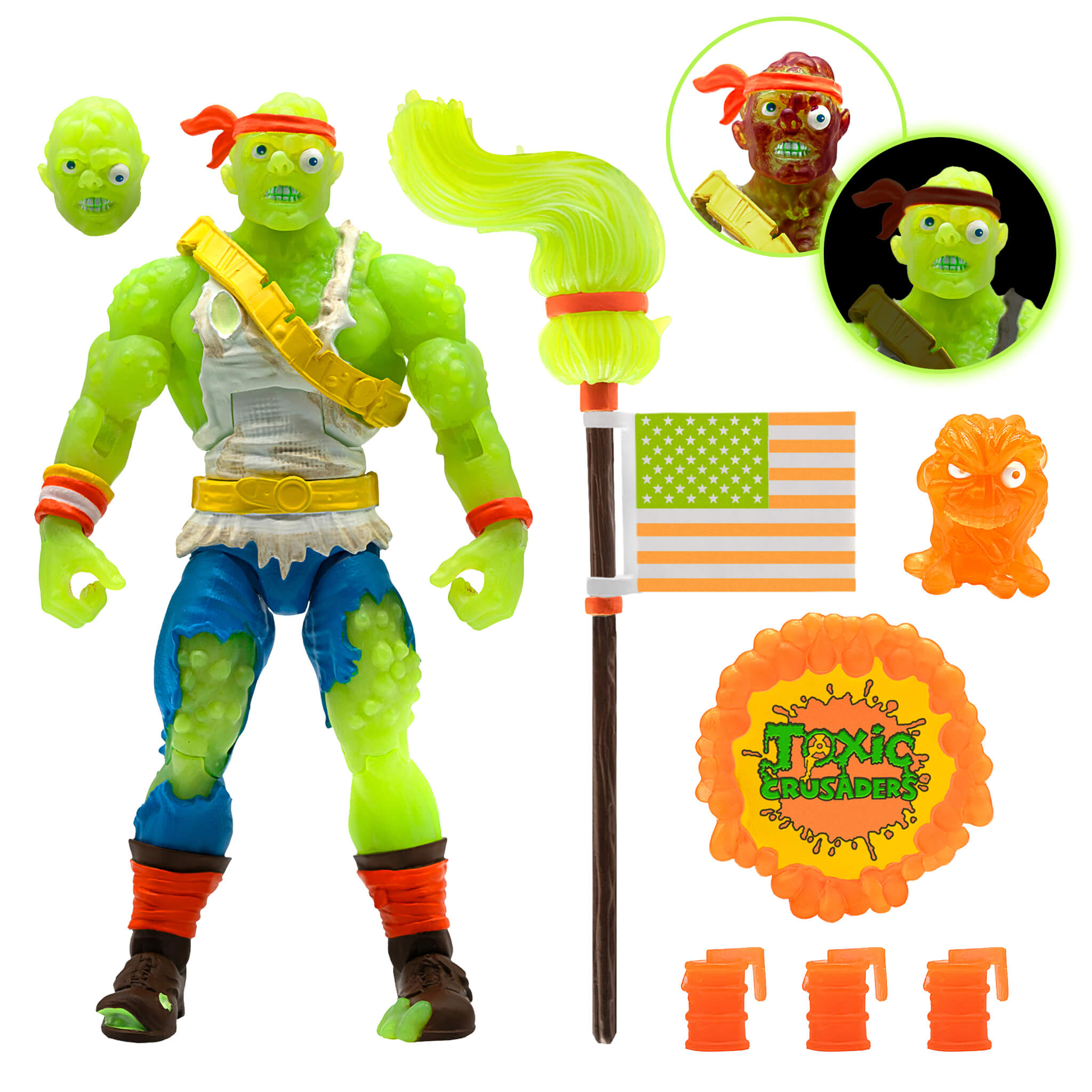 Toxic Crusader ULTIMATES! Figure - Radioactive Red Rage