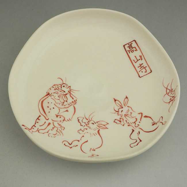楽天市場】鳥獣戯画 豆皿の通販