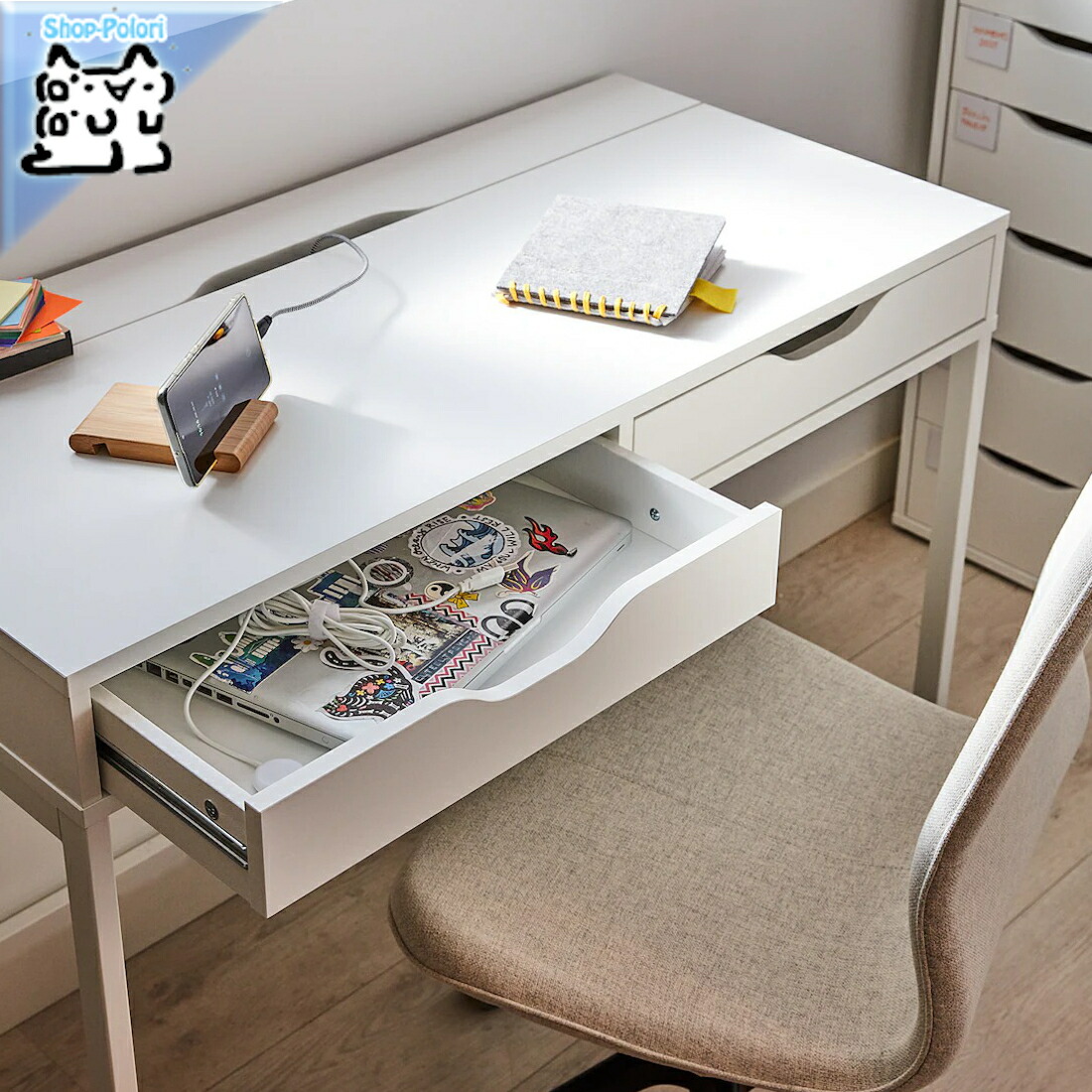 IKEA - イケア -】LILLASEN -リルオーセン- 机 デスク 竹 102x49 cm PC