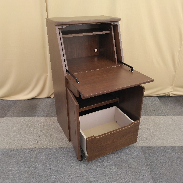 楽天市場】【中古】 ライティングビューロー 天然木ライティングデスク