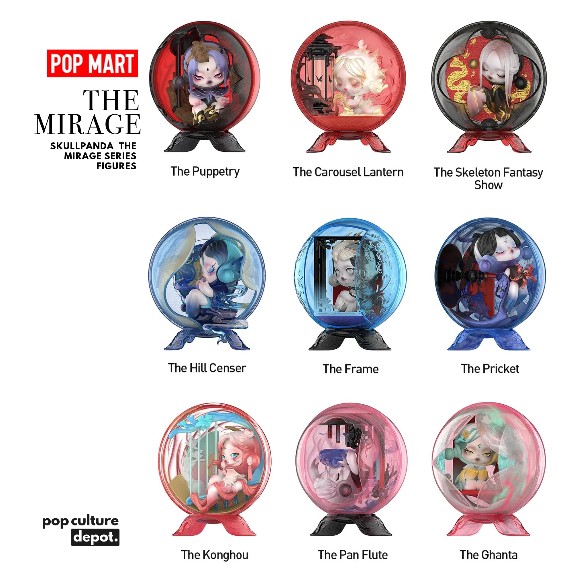 SKULLPANDA The Mirage Series Figures – POP CULTURE DEPOT