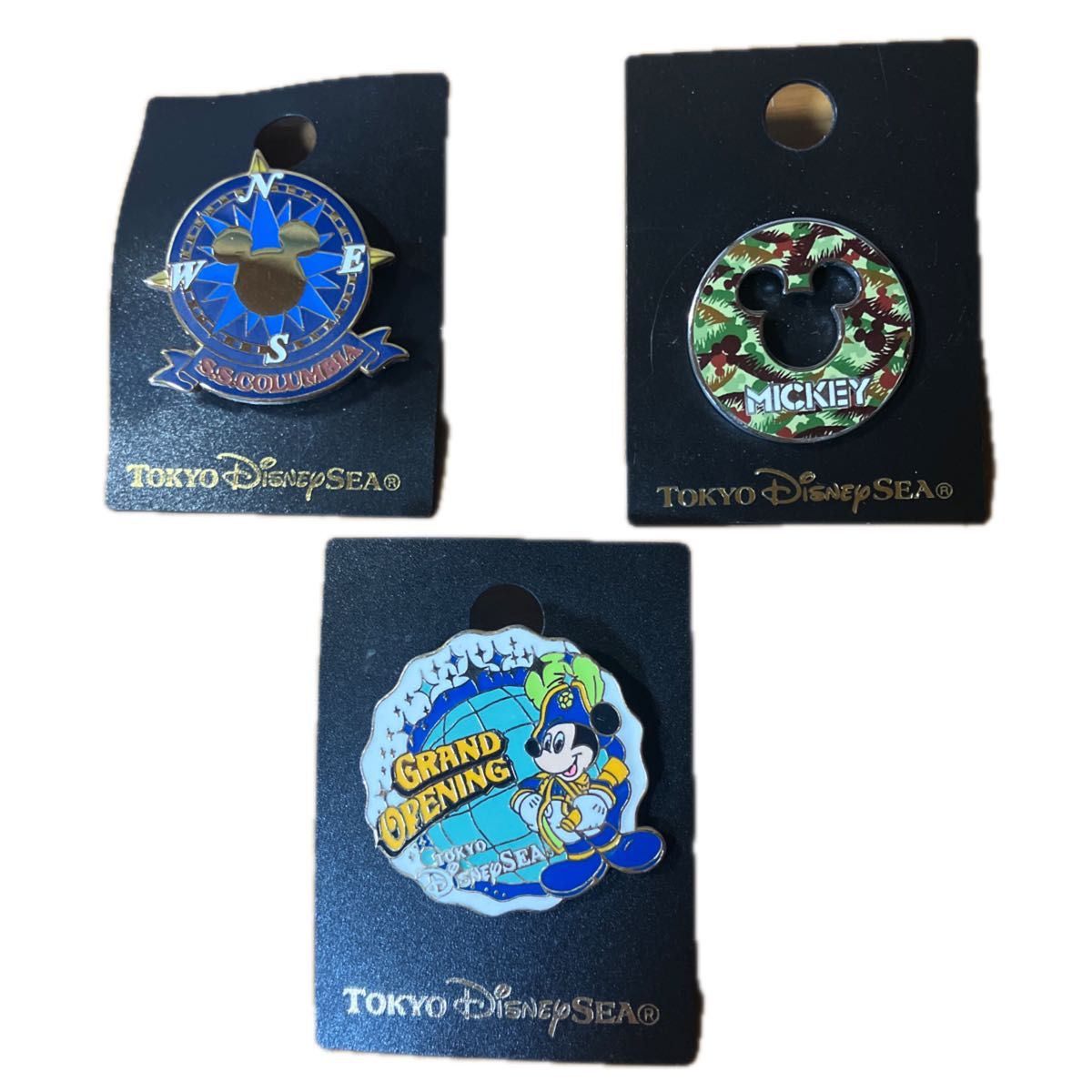 東京ディズニーシー ピンバッジ 3個セット｜Yahoo!フリマ（旧PayPay