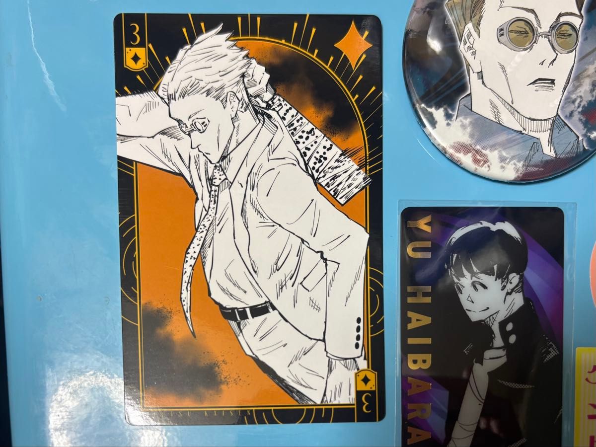 七海建人 灰原雄 芥見下々『呪術廻戦』展 コレクション缶バッジ BIG