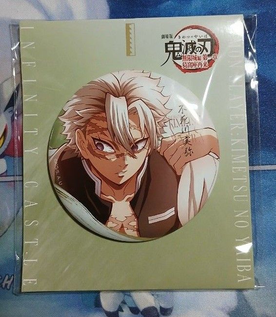 劇場版 鬼滅の刃 無限城編 描き下ろしイラスト 飾れる缶バッジ 不死川