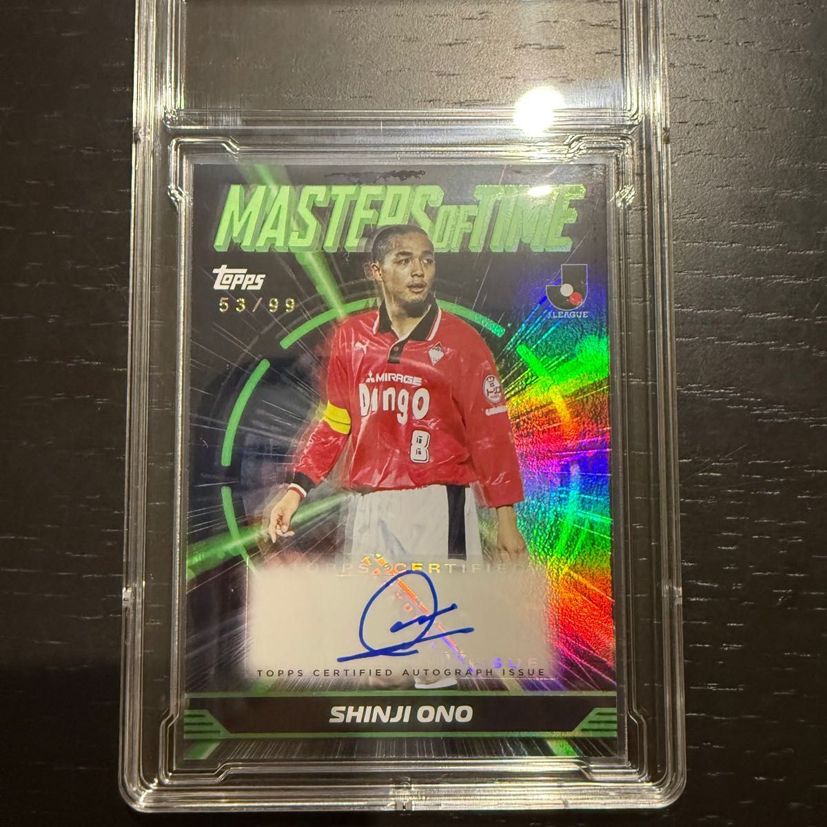 2025 Topps Jリーグ 浦和レッズ 小野伸二 直筆サインカード99シリ