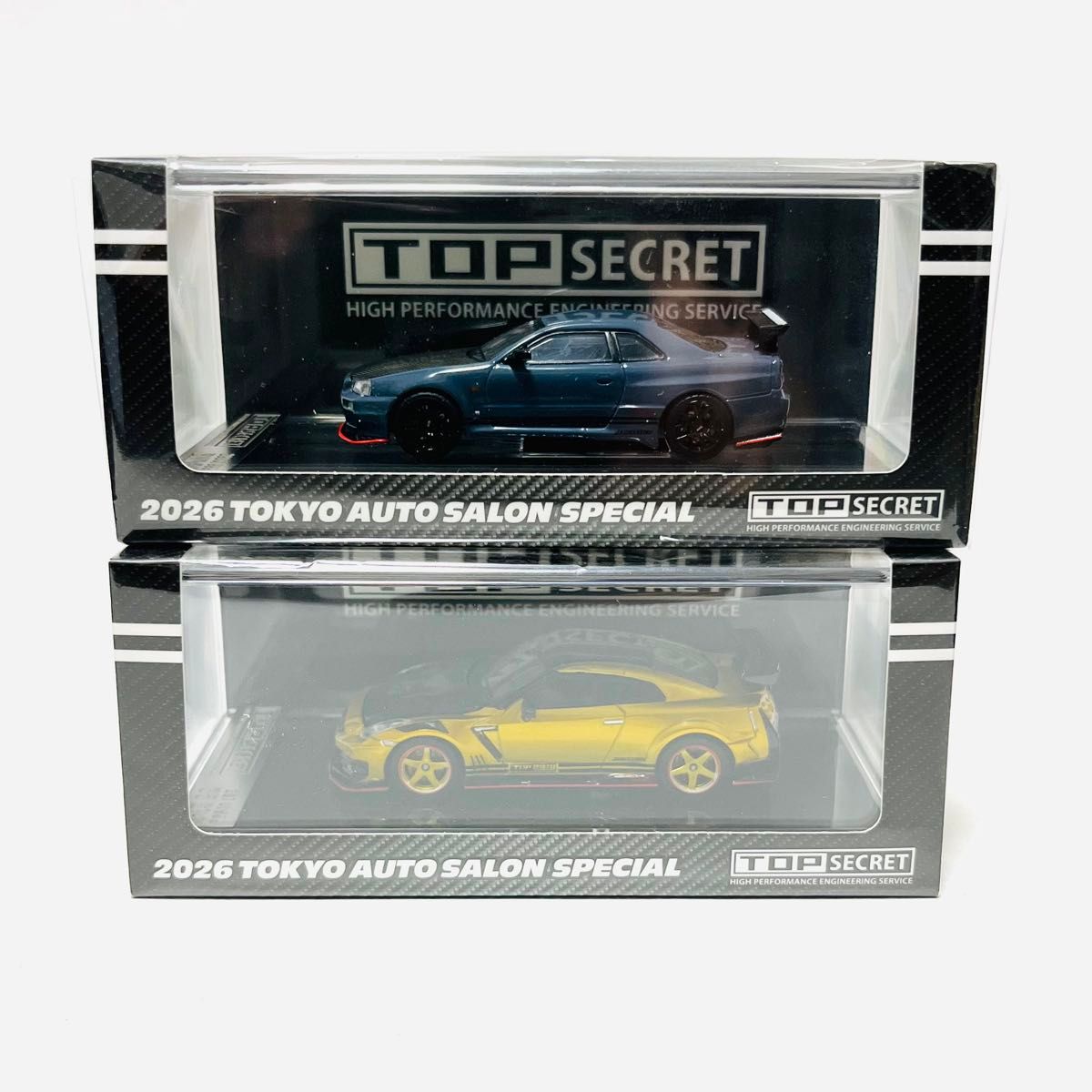 東京オートサロン2026 999台限定 TOPSECRET R34 R35 GT-R 2台セット