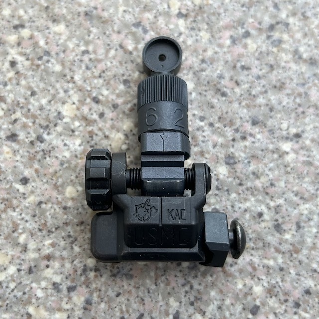 初期型 米軍実物 KNIGHTS REAR SIGHT 600 METER ⑪ 初期型 米軍実物