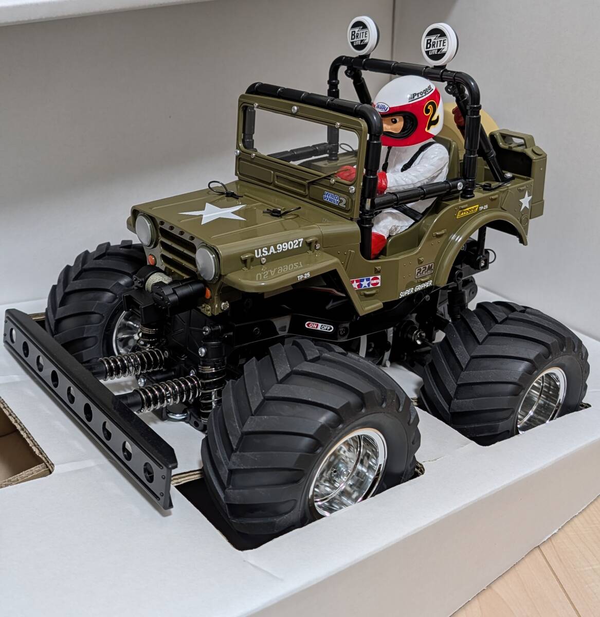 Yahoo!オークション -「タミヤワイルドウイリー2」(完成品（電動