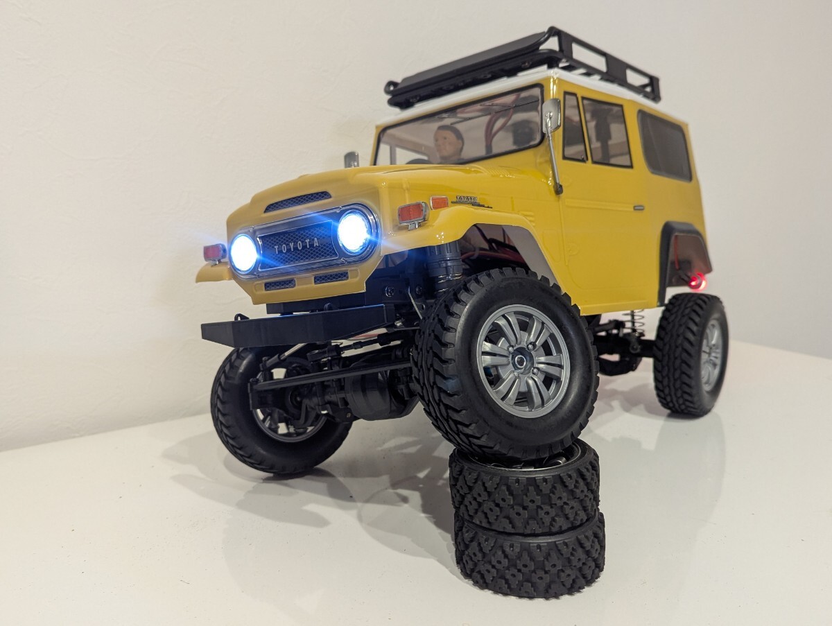 Yahoo!オークション -「タミヤ ランドクルーザー40」(完成品（電動