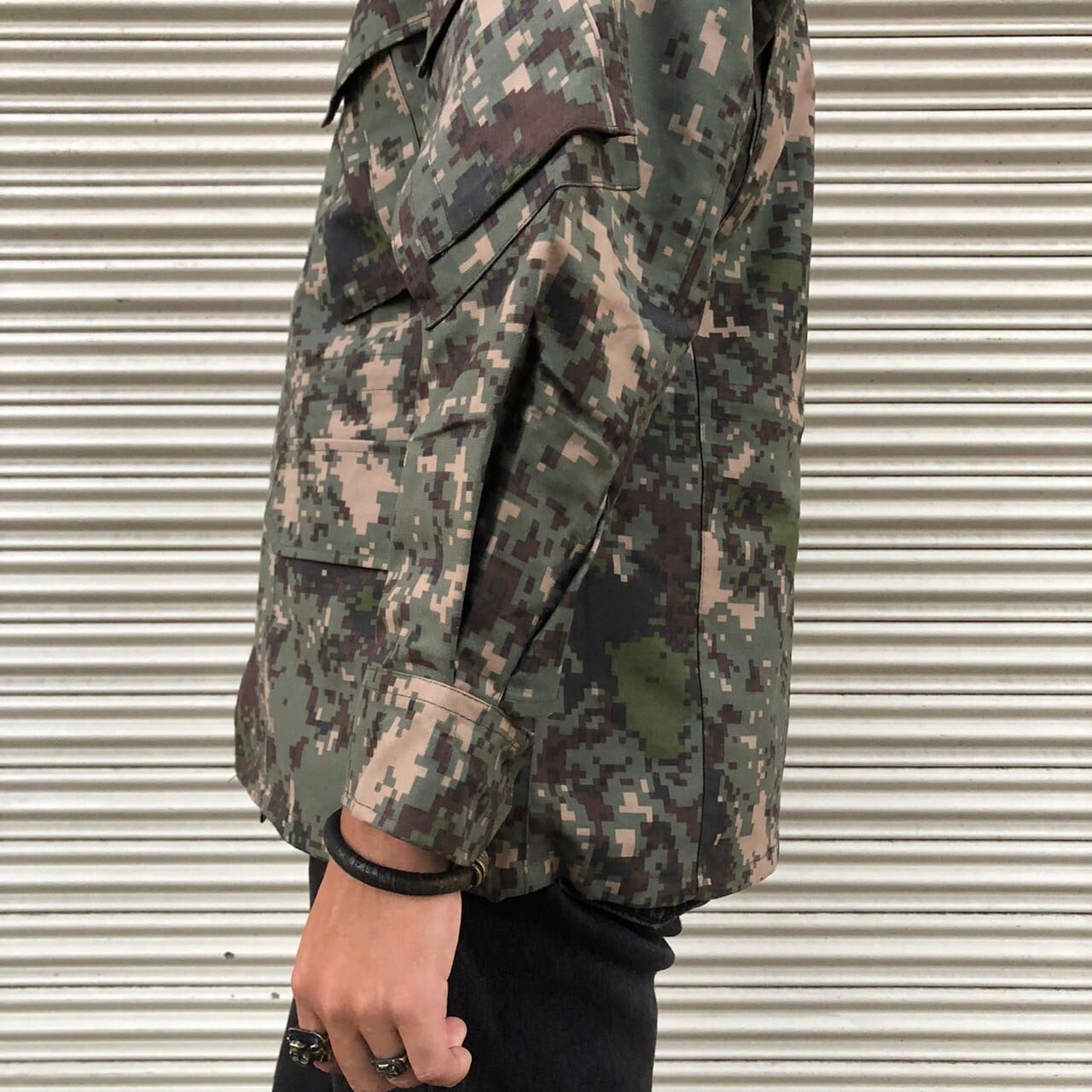 美品 Gore Tex 韓国軍 実物 ゴアテックス デジカモ 迷彩 フィールド