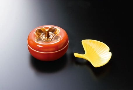 蓋つき珍味入れ 柿 | montresor207