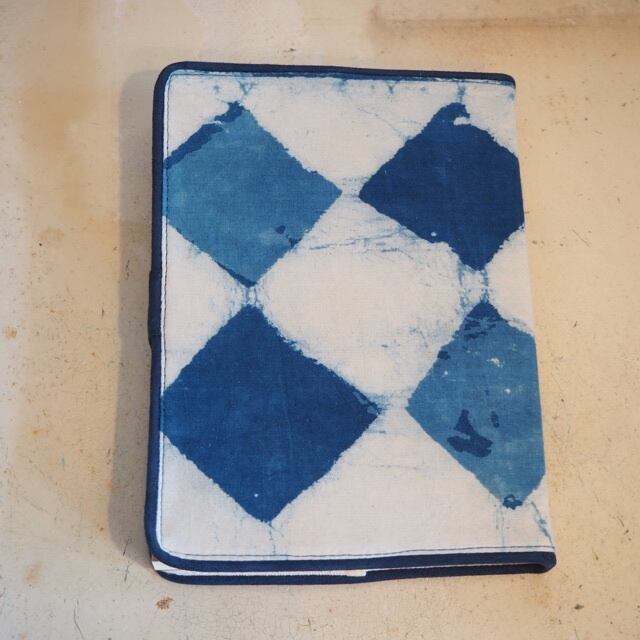 藍染 ノートブック ブックカバー 手帳カバー 草木染め | zappaya
