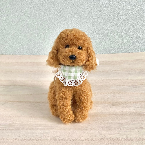 いつでもいっしょ♪ ふわふわ羊毛フェルトのちょっと大きなレッドトイ