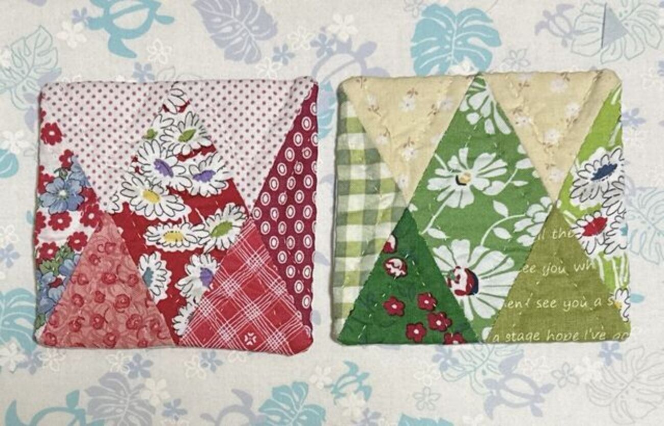 フェリシモ〜パッチワークがわかるミニキルトの会〜285.ギザギザ→完成