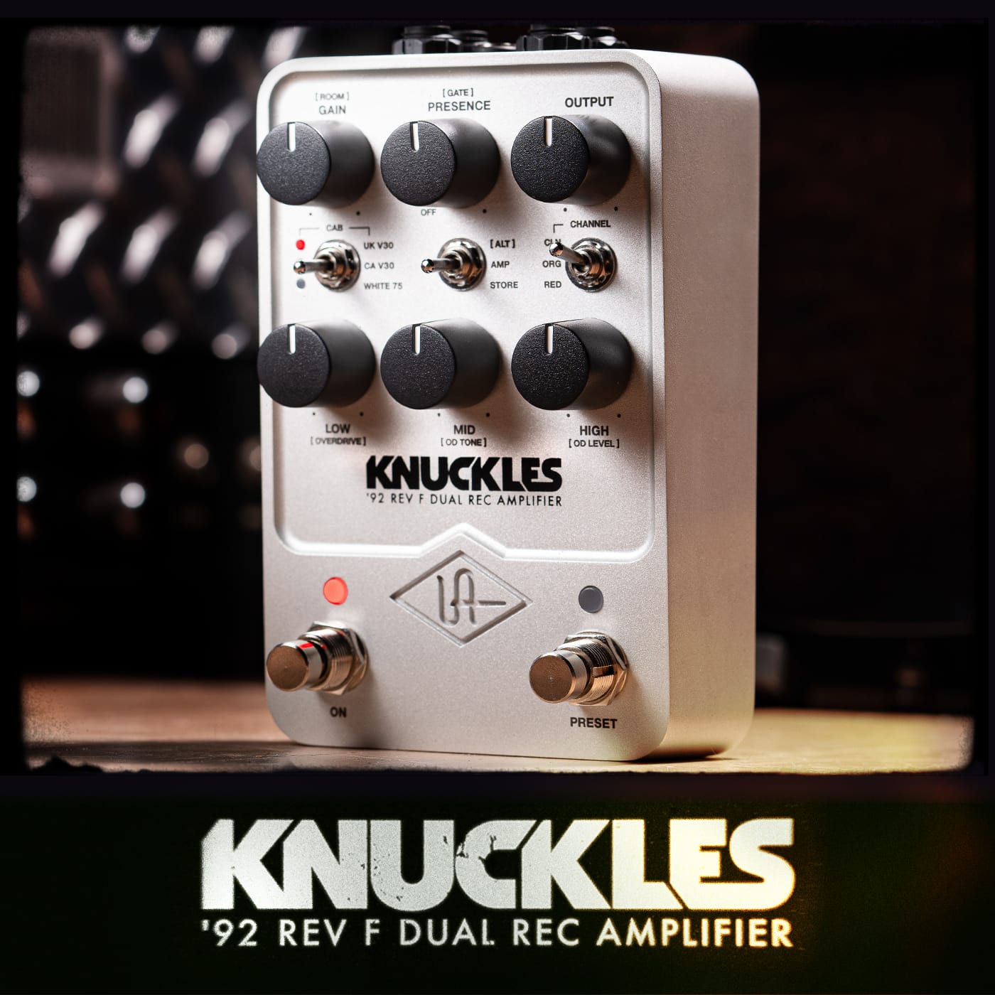 UA Introduces UAFX Knuckles '92 Dual Rec Amplifier Pedal