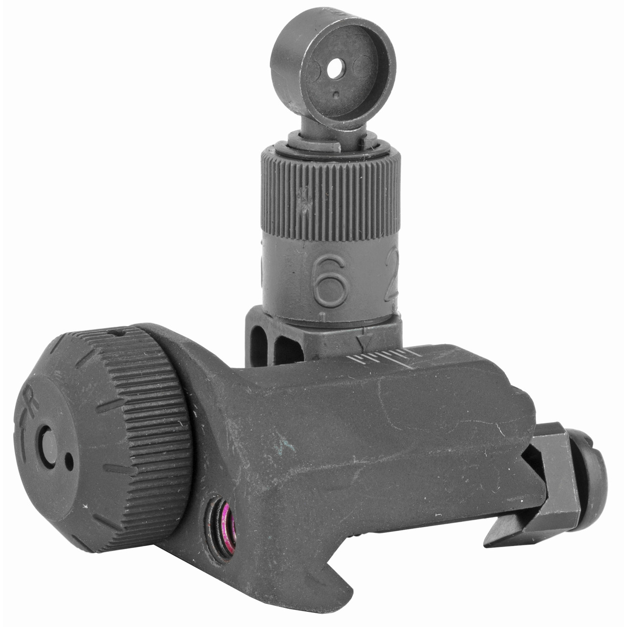 Knights Armament Folding Rear Sight, 200-600 Meter Adjustable