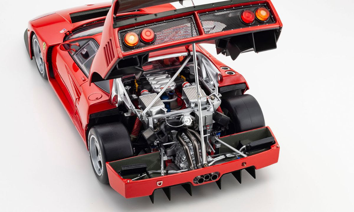 1/12 Kyosho 1989 Ferrari F40 Competizione (Red) Diecast Car Model