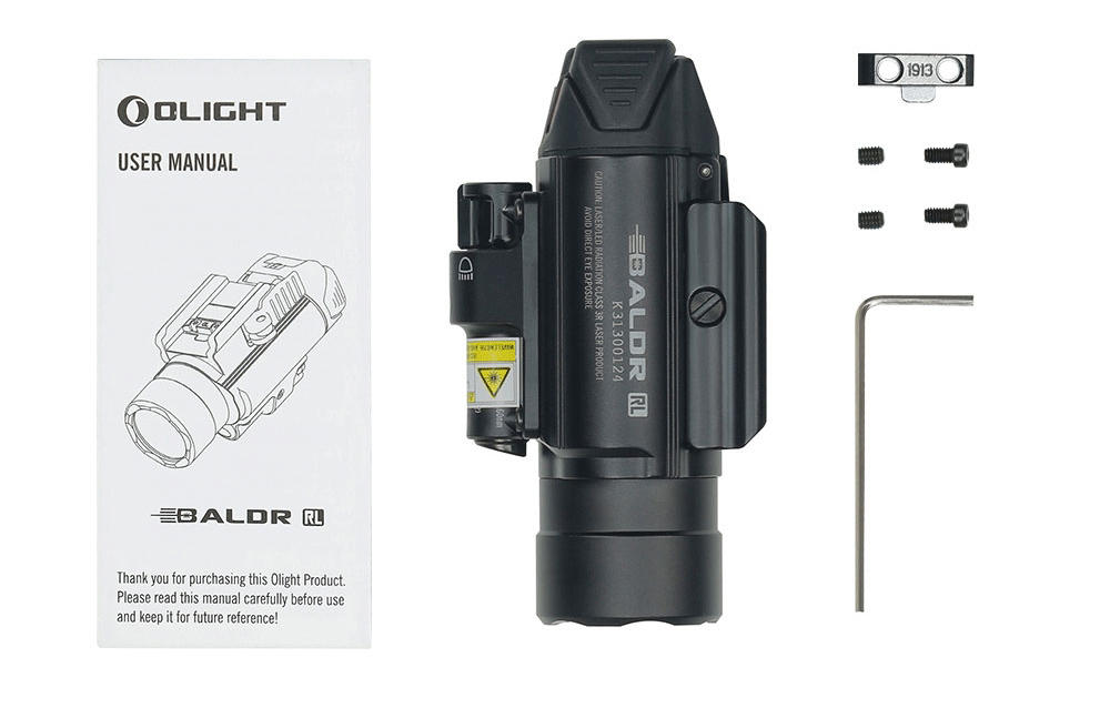 Olight Baldr RL Professional Red Laser Sight Tactical Light