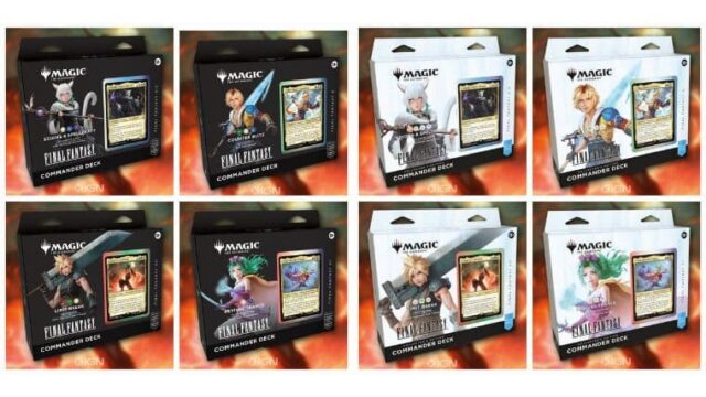 MTG×FF】「統率者デッキ」4種類の製品と統率者カードが判明