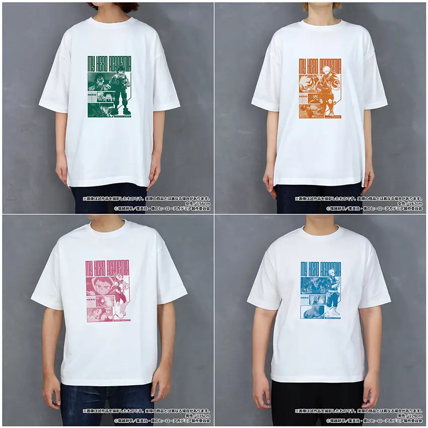 僕のヒーローアカデミア』の新作Tシャツがアニメイトにて6月28日より