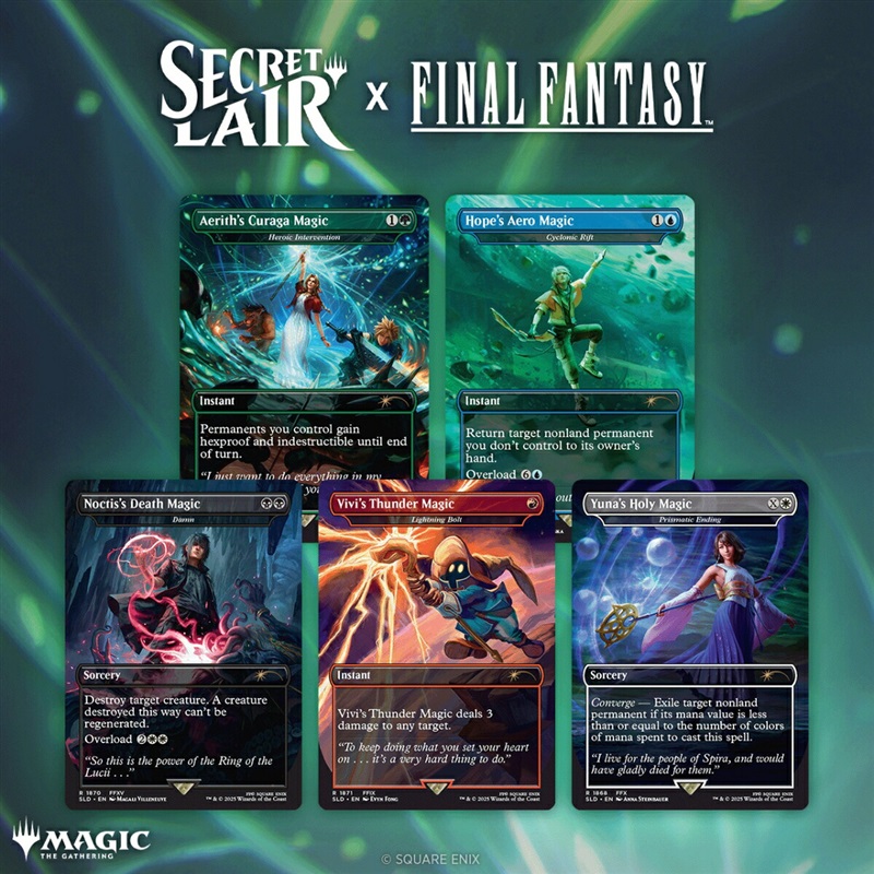 FFシリーズのヴィランや英雄たちが集結！TCG『マジック：ザ
