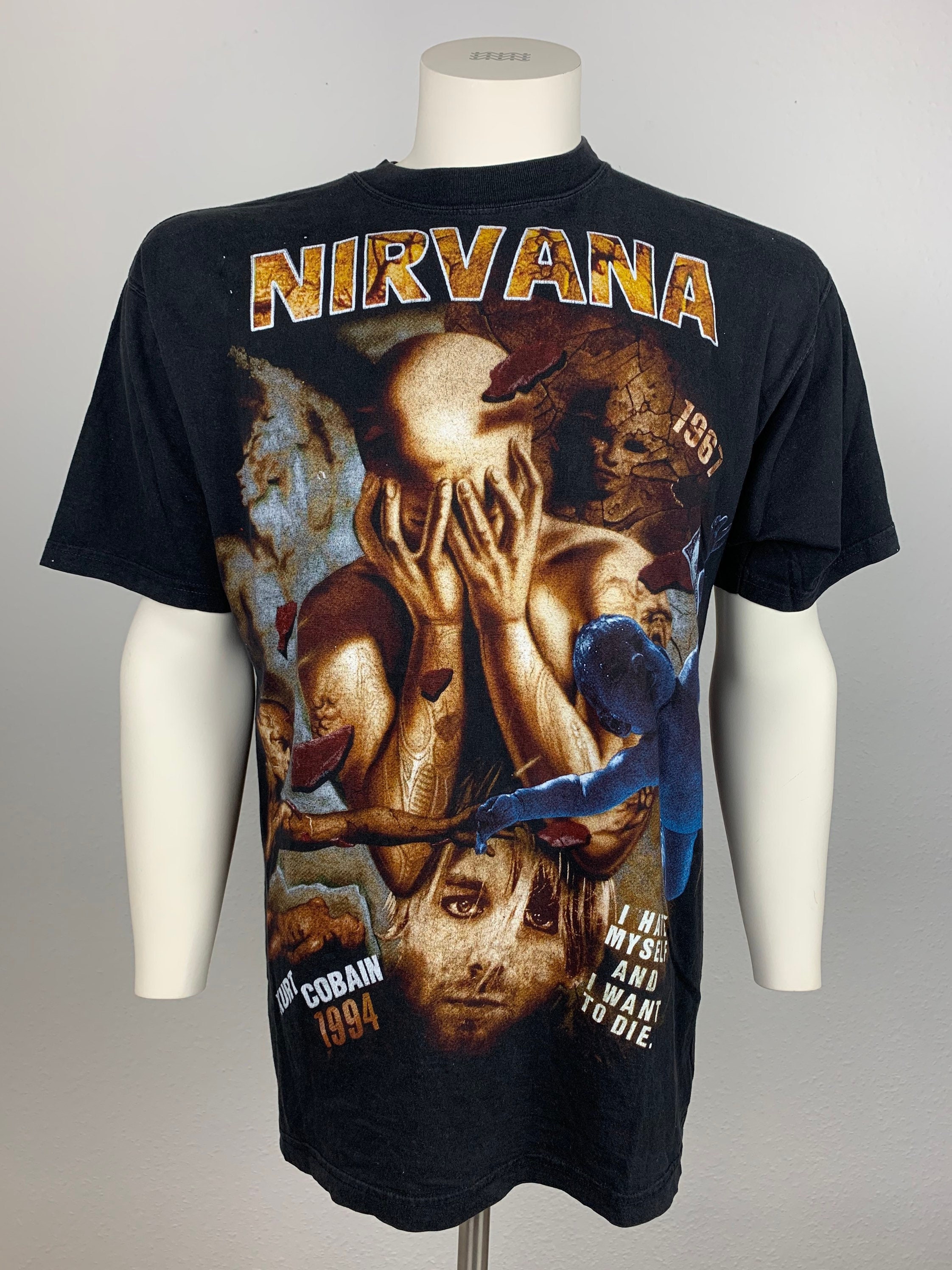 NIRVANA 90's T-shirt Vintage / Kurt Cobain / Why - Etsy
