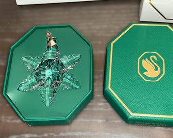 Swarovski Crystal Annual Edition Christmas Ornament 2005 - Etsy