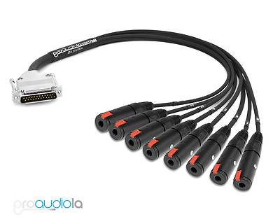 Premium DB25 DSUB Snake Mogami 2932 | Neutrik Gold Female TRS 1/4