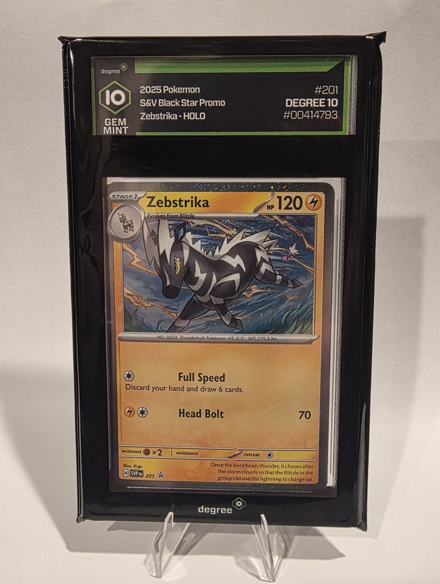 Zebstrika 201 SVP Black Star Promo Destined Rivals Pokémon Degree