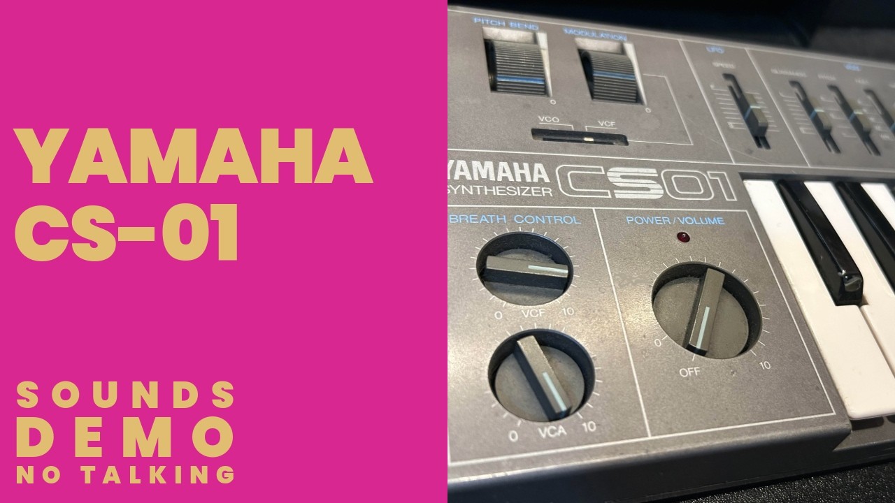 Hear the Yamaha CS-01 – Small Synth, Big Character - YouTube