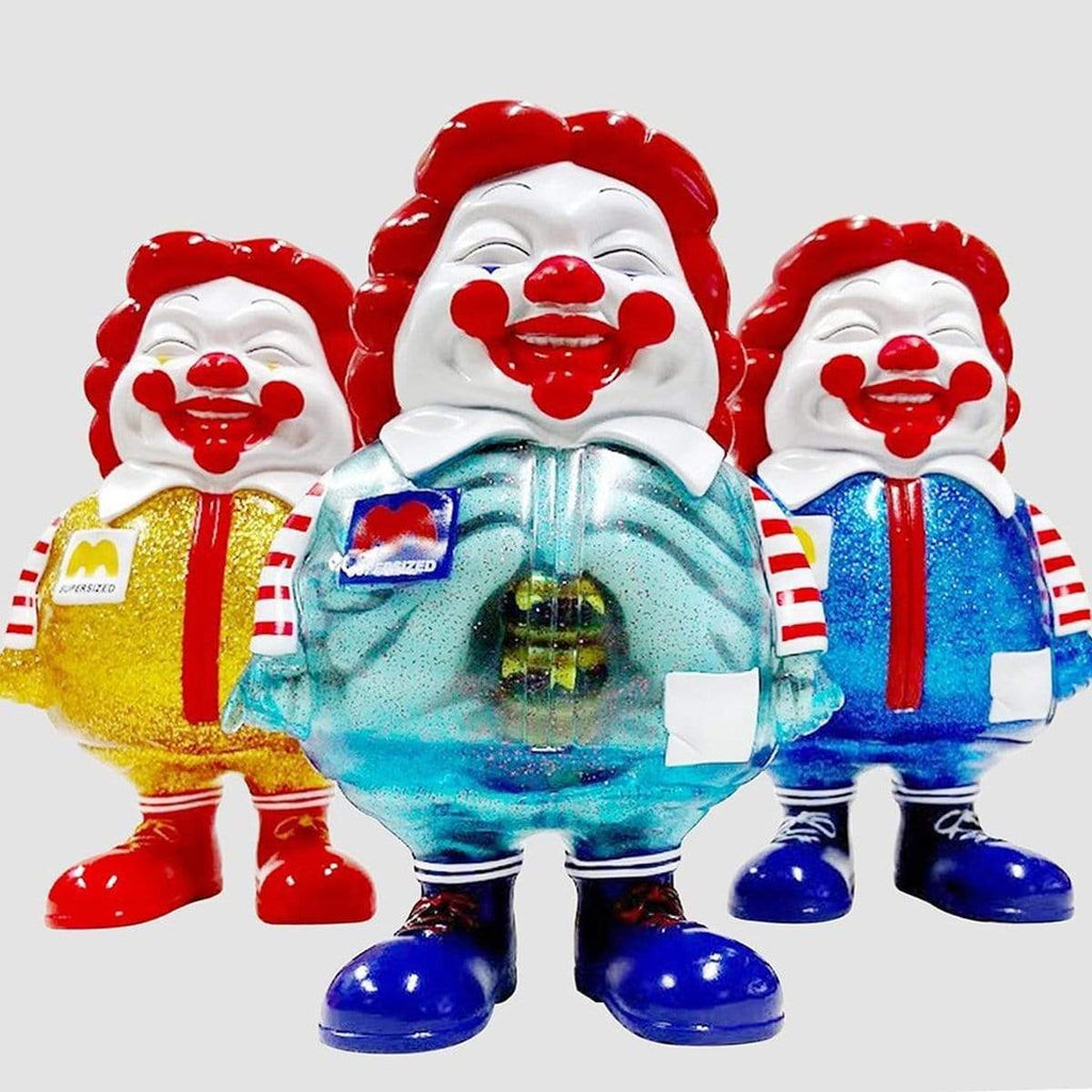 MC SuperSized Sofubi Gold Glitter by Secret base x Toy Tokyo x Ron Eng