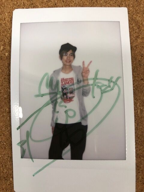 声優JUNON 抽選プレゼント品 江口拓也 直筆サイン入りチェキ (当選書付