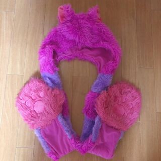 Disney - 美品❤️ディズニー チシャ猫 チェシャ猫マフラー 帽子 手袋