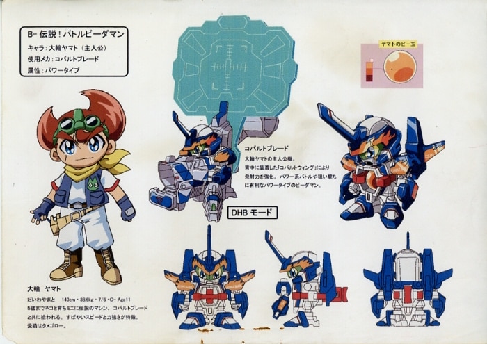 B-伝説! バトルビーダマン 設定