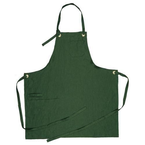 ソフトツイルジャパンリネンエプロン / グリーン | OLD-FASHIONED STORE
