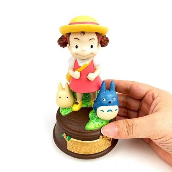 ジブリ となりのトトロ 磁器オルゴール メイちゃんとお散歩 インテリア