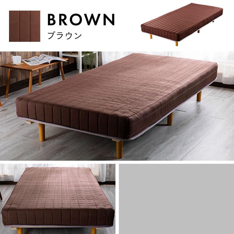 ベッド マットレス付き シングル 脚付きマットレス すのこベッド