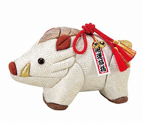 2019年干支「亥」木目込み人形材料・つつみ絵・押絵【人形の田辺】