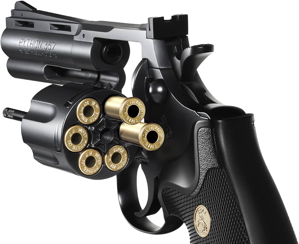 Amazon | 東京マルイ コルトパイソン 357マグナム 4インチ ブラック