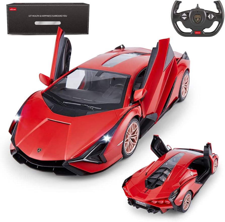 Amazon.co.jp: RASTAR ラジコンカー ランボルギーニ シアン FKP 37 1