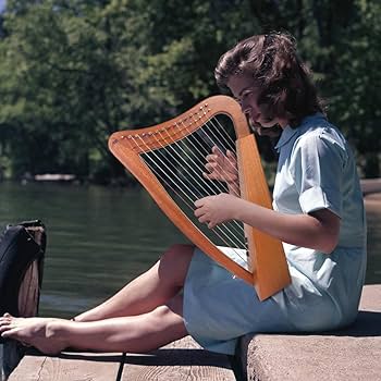 Amazon.com: Harp, AKLOT 15 Strings Mahogany Lyer Harp 22 inch