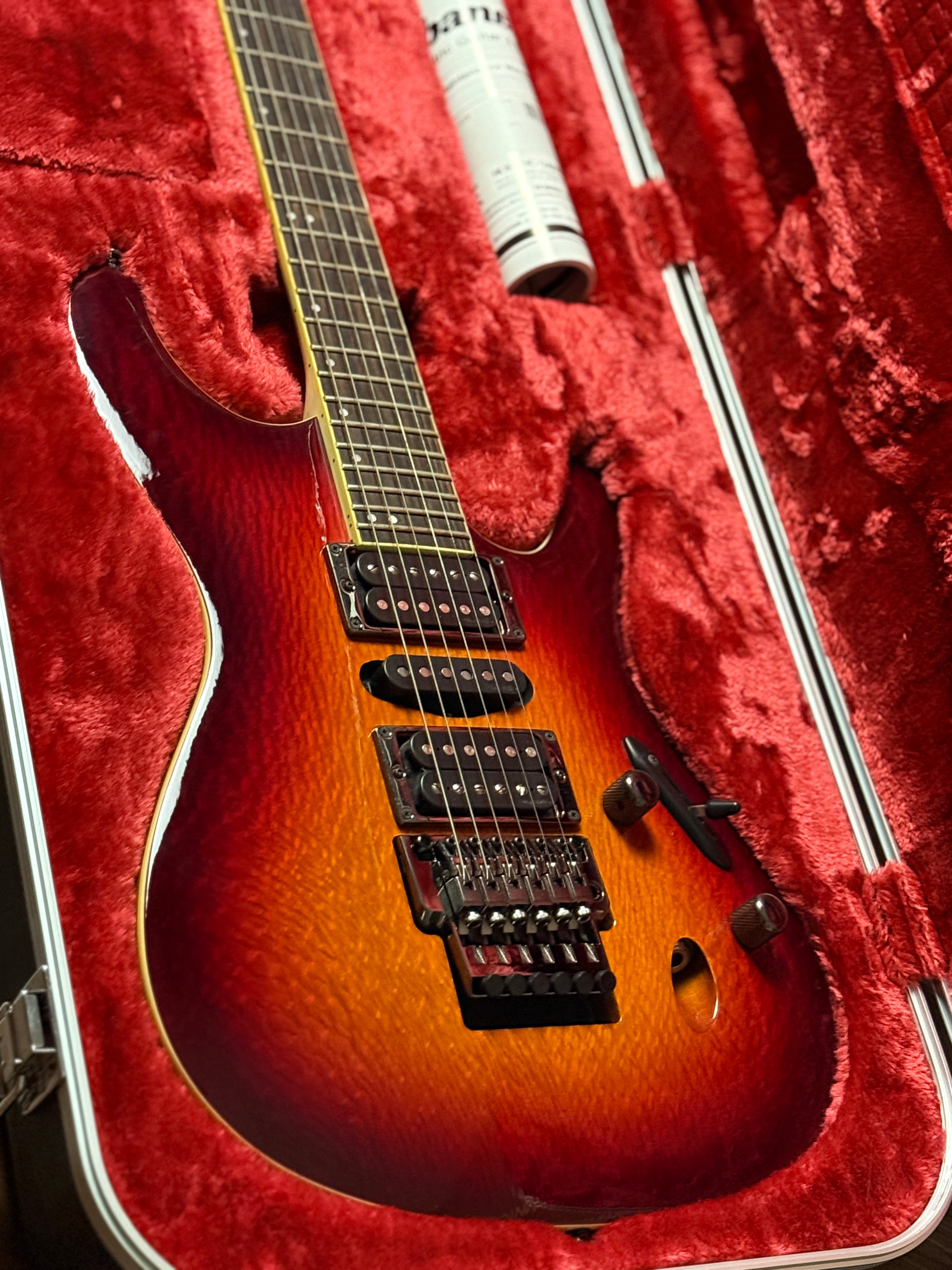 Ibanez Prestige S6570SK - Sunset Burst F2207034 – nafiriguitar.com