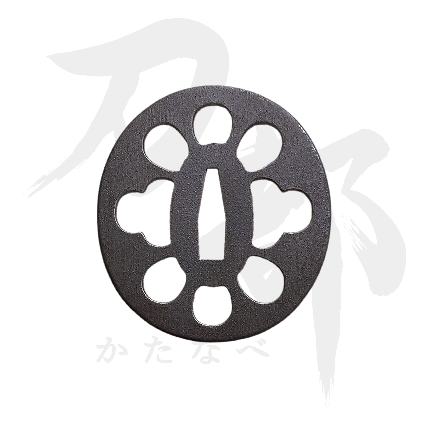 鉄地 平田菊透図鍔｜現代物金具の販売 刀部 かたなべ – 刀部オンライン