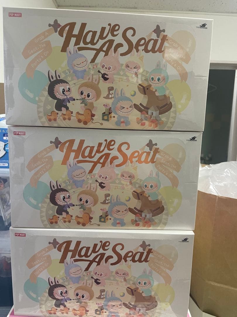 LABUBU THE MONSTERS Have a Seat 3セット 3月初旬ごろ発送】POP MART THE MONSTERS Have a Seat ぬいぐるみ 3