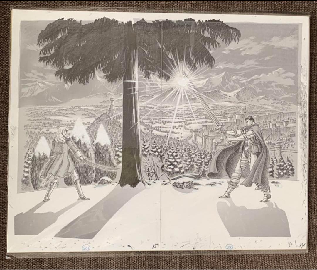 大ベルセルク展 複製原画 名場面 ガッツ グリフィス キャスカ 10枚