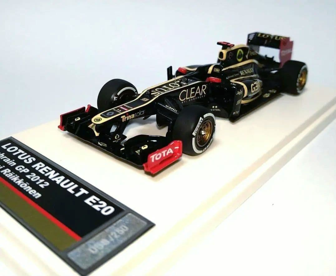 ★貴重【タメオ】1/43 ロータス　ルノー　E20 バーレーンGP ライコネン 予約] ロムファクトリー 1/43 ロータス E20 ルノー バーレーンGP 2nd K