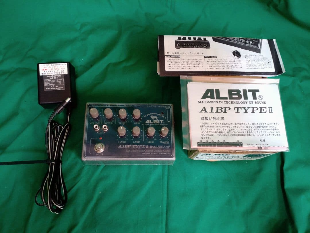 ぱ*だ様 ALBIT A1BP TYPE II ベースプリアンプ ALBIT A1BP pro MARK II（新品）【楽器検索デジマート】