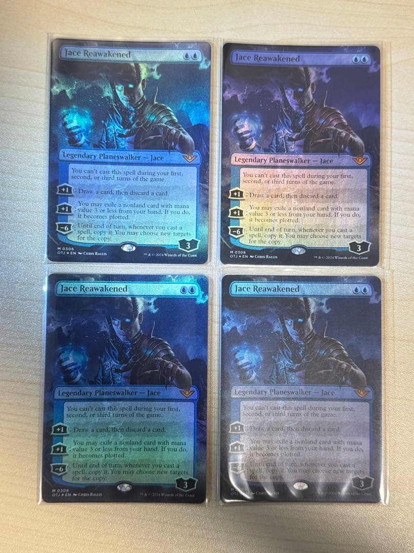 MTG 再覚醒したジェイス 英語 拡張foil 4枚 ミントモール / MINT GAMES MTG(東日本橋) / 【OTJ】【JPN】【Foil