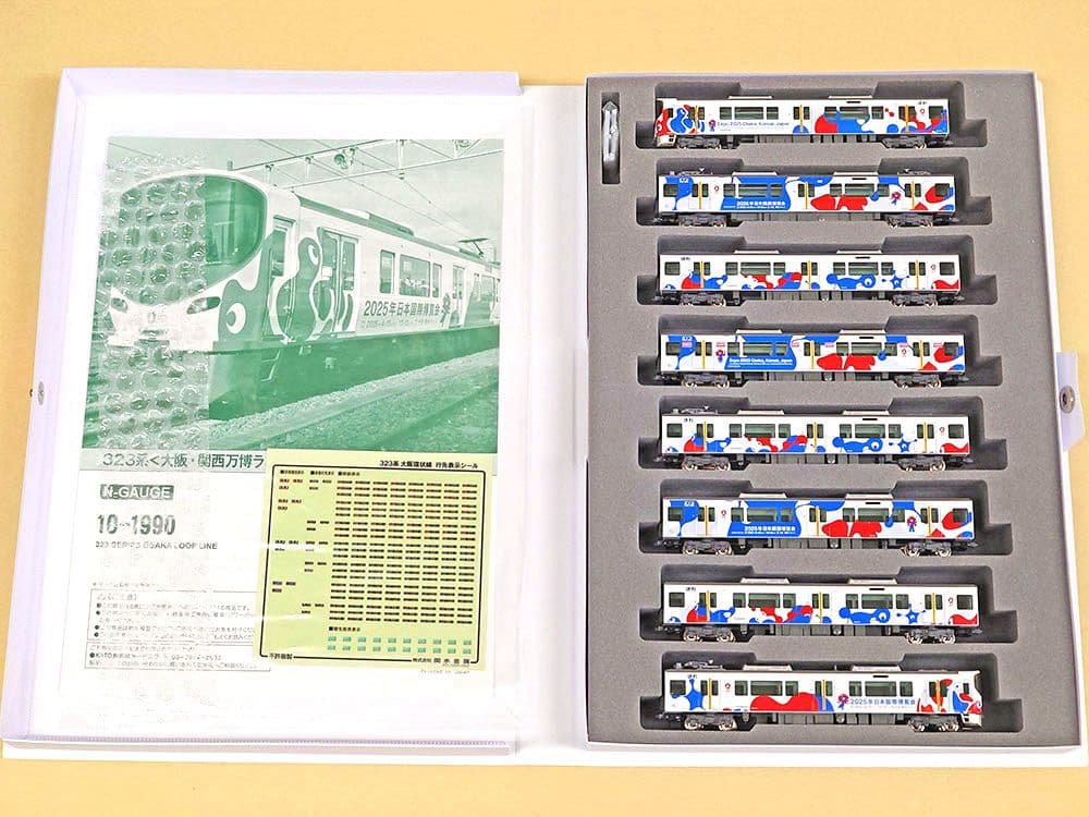 KATO 10-1990 323系（大阪・関西万博ラッピング列車）8両編成セット 鉄道模型】KATO 10-1990 323系〈大阪・関西万博ラッピング列車〉8両